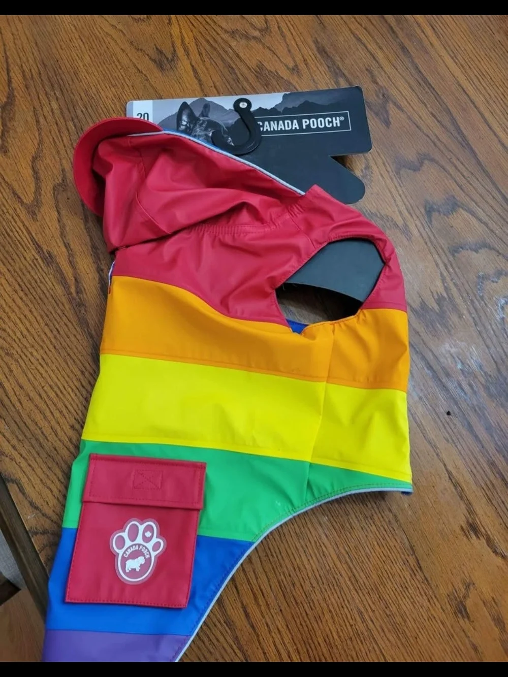 Canada Pooch Raincoat With hood
